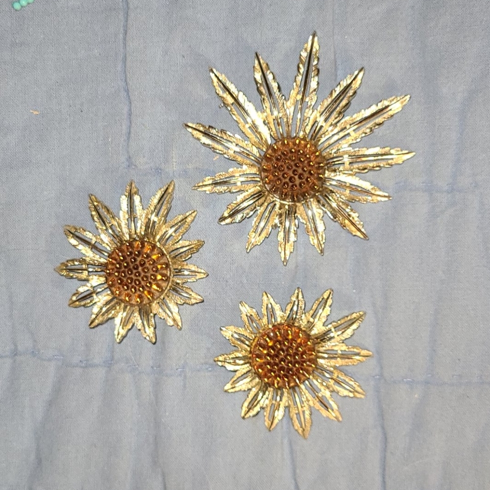 Sarah Coventry Broach and clip-on earrings